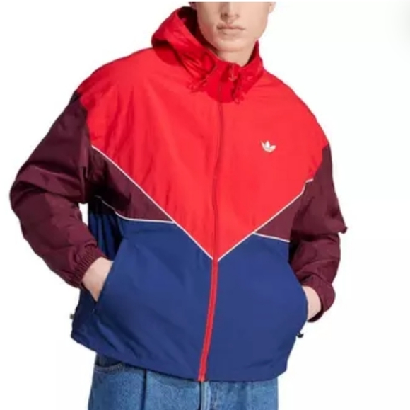 NWT Adidas Originals Adicolor Windbreaker Jacket Size L - Picture 2 of 11